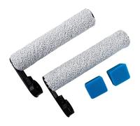 Whychstore Rollo de cepillo y filtro de esponja, compatible con aspiradora inalámbrica Eureka Rapidwash NEW430 en seco y húmedo, microfibra suave de alta densidad para suelos duros