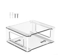 Whychstore Soporte acrílico para debajo del escritorio para Beelink S12Pro Mini PC, diseño limpio para áreas de trabajo minimalistas