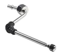 Whychstore Varita de vapor para cafetera espresso DeLonghi, brazo de espuma de acero inoxidable de 6 mm con codo de goma, compatible con EC680 EC685 ECP35 ECP36