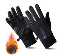 WHYCNJL 1 Par Guantes Invierno Hombre termicos Mujer - Guantes tactiles movil Smartphone, Ciclismo Moto Bici Correr Aire Libre para Frio Antideslizantes Conducir Deporte Running, Bicicleta
