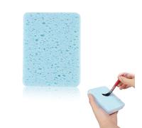 WHYCNJL 1 Pieza Acuarela Esponjas Escolares Esponja de Limpieza Absorbente de Agua Esponjas de Diseño Rectangular Esponjas Sintéticas para Artistas Para Pintar Arte y Manualidades Suministros,Azul