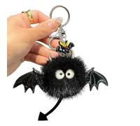 WHYCNJL 1 Pieza Llavero, Accesorio para Mochilas Escolares, Llavero para Niños y Adultos, Llavero Peluche,El Llavero de Peluche del Pequeño Diablillo es Perfecto para Halloween