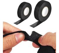 WHYCNJL 2 Piezas Cinta Aislante con 1pc 19mm x 15m y 1pc 15mm×15m Cinta de Tela Aislante Cinta Eléctrica, Cinta de Fieltro Mazo de Cables de Coche para Cinta Eléctrica