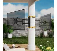 WHYFONE Soporte de Pared para televisores o monitores de 13 a 43 Pulgadas, rotación de 180°, Soporte de Pared sin taladrar, máx. VESA 200 x 200 mm hasta 25 kg