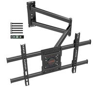 WHYFONE Soporte de Pared para TV de 32-75 Pulgadas, Largo Alcance con Extensión Suave de 710mm,Soporte Universal para Esquina Soporta hasta 45kg,VESA 600x400mm