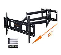 WHYFONE Soporte TV Pared con Brazo Articulado Extralargo de 1080mm mm