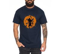 WhyKiki Son bruch Dragon Goku Ball Camiseta de Hombre, Colour:Dunkel Blau;Größe2:XL