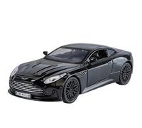 WHYMIRRJ 1/32 para Aston Martin DB12 GT Modelos Coches Aleación Kits Modelos A Escala Puertas Que Se Pueden Abrir Vehículo Recuerdos Decorativos(Black)