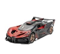 WHYMIRRJ Diecast 1:32 para Bugatti Bolide Supercar, modelos de coche de aleación, puertas que se pueden abrir, modelos de coche realistas, recuerdos decorativos, modelo de vehículos preconstruidos