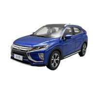 WHYMIRRJ Fundición a presión 1:18 para Mitsubishi Eclipse Cruz SUV Escala Modelos Coches Aleación Puerta Completa Modelo Vehículo Colección Recuerdos(Blue)