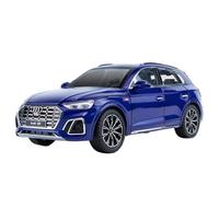 WHYMIRRJ Fundición a presión 1:24 para Audi Q5 SUV Escala Modelos Coches Aleación Realista Pre-Construido Modelo Metal del Vehículo Mostrar Colección(Blue)
