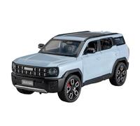 WHYMIRRJ Fundición a presión 1:24 para Haval X-Dog SUV Escala Modelos Coches Aleación Puerta Completa Modelo Vehículo Souvenirs Adornos Colección(Blue)