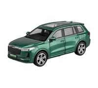 WHYMIRRJ Fundición a presión 1:32 para Leading Ideal UNA Escala Aleación Modelos Coches Lujo Realista Puerta Completa Metal Modelo Vehículo Visualización(Green)