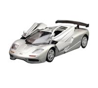 WHYMIRRJ Fundición a presión 1:36 para McLaren F1 1933 Modelo Deportivo De Aleación A Escala Simulación Réplica Modelo De Vehículo Colección De Exposición(Silver)