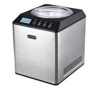 Whynter ICM-201SB ICM-201SB-Máquina de Helado Vertical con compresor automático de Capacidad de 2.1 Cuartos de galón con Cuenco Color Negro, Acero Inoxidable, Metalizado