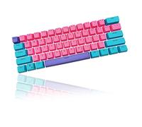 WHYSP 61 PBT - Juego de Teclas para Teclado 60% Ducky One 2 Mini Teclas retroiluminadas para interruptores Cherry MX y Gateron 60% Teclado mecánico RK61/Apex Pro 2/Anime/Joker (Rose)