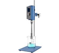 WHYYDSS Homogeneizador de Alta Velocidad de 500 W, homogeneizador de dispersión de 5-10 000 ml, emulsionador dispersor de Laboratorio con Pantalla LCD, 2000-28 000 RPM, para Laboratorio, emulsión 28G