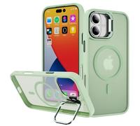 Whyzshiyi Funda para iPhone 16 Plus, compatible con MagSafe, protección completa de la cámara, magnética, parte trasera translúcida, compatible con Apple iPhone 16 Plus de 6,7 pulgadas, verde