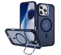 Whyzshiyi Funda para iPhone 16 Pro, compatible con MagSafe, protección completa de la cámara, magnética, parte trasera translúcida, compatible con Apple iPhone 16 Pro de 6,3 pulgadas, azul