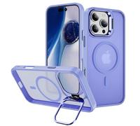 Whyzshiyi Funda para iPhone 16 Pro, compatible con MagSafe, protección completa de la cámara, magnética, parte trasera translúcida, compatible con Apple iPhone 16 Pro de 6,3 pulgadas, color lila claro