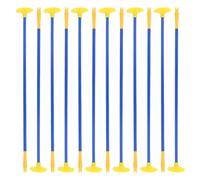 Whyzsjnclg 12 Piezas de Repuesto de Flechas de Ventosa de 16, 54 Pulgadas de Largo para niños, Azul, Accesorios de Juguete de Tiro con Arco para niños Reutilizables, Ligeros y Bien equilibrados