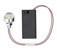 Whyzsjnclg Accesorios para casa de muñecas, Luces para casa de muñecas, Mini iluminación LED superbrillante para Accesorios de de, Soporte de batería con Cable Flexible de luz LED, no Incluye bater