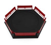 Whyzsjnclg Estadio de Juego de Batalla de plástico Burst Battle Top Arena con barandilla para batallas de peonza para Juegos de niños