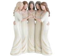 Whyzsjnclg Figuras de Hermanas Figura de 5 Hermanas con Gesto de corazón Figuras de Amistad de Resina para Adultos, Familiares, Amigos, Madre e Hija, 5, 9 x 3, 2 x 7, 1 Pulgadas para Uso Diario