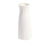 Whyzsjnclg Florero Florero Nórdico De Plástico Decorativo Moderno para Sala De Estar Oficina Decoración De Boda, Blanco