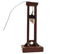 Whyzsjnclg Guillotina, Mini Guillotina, Horca De Madera Jaula De Prisión Modelo Miniatura Soldados De Juguete Figuras De Acción Accesorios