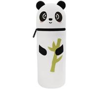 Whyzsjnclg Lindo Estuche para Lápices, Panda de Dibujos Animados Estuche para Lápices de Silicona Kawaii Papelería para Estudiantes Escolares Oficina Mujeres Adolescentes Niñas Niños para Uso Diario