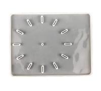 Whyzsjnclg Moldes de Resina de Reloj de Bricolaje moldes de Silicona Redondo/Cuadrado moldes epoxi de Bricolaje Joyas para Hacer Herramientas cuadradas DIO de Bricolaje epoxi Molde