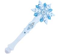 Whyzsjnclg Varita de Copo de Nieve, Varita iluminada, Princesas LED Copo de Nieve de 12, 6 Pulgadas, Luminosa para Fiesta en Ice Park, Cosplay, Azul, sin batería, varitas iluminadas