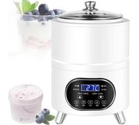 WIANQIAN Fermentador Eléctrico 8L/12L para Yogur, Natto y Masa White-8L