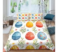 WIASVZMCI Watercolor Spring Design Funda de Edredón Microfibra Suave 3 Piezas Estampado 3D Acuarela Spring diseño Funda Edredon con Fundas de Almohada Transpirable for niños y niñas King（220x240cm）