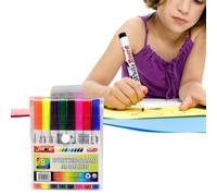Wiboie - Pluma mágica de pintura al agua con cuchara, bolígrafo flotante de agua Doodle con cuchara