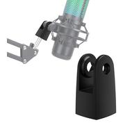 WIBOND Adaptador de montaje de micrófono para HyperX QuadCast, HyperX QuadCast Adaptador de montaje HyperX QuadCast S Boom Arm Adaptador de repuesto con adaptador de tornillo de 3/8 pulgadas