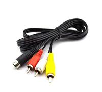 WICAREYO 1,8 m / 5,9 pies Audio Video Cable AV 9 Pines Compatible para Mega Drive 2 y 3