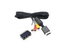 WICAREYO Kit Cable AV 1.8m con Adaptador RCA a SCART Compatible para PS2/PS3