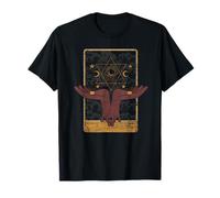 Wicca Media Luna Mística Hamsa Mano Magia Oscura Oscura Oculto Camiseta