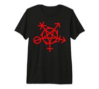 Wicca Símbolo Pagano de Inclusión Género LGBTQI Diversidad Camiseta Premium