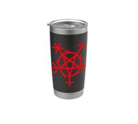 Wicca Símbolo Pagano de Inclusión Género LGBTQI Diversidad Vaso térmico de acero inoxidable de doble pared