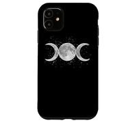 Wiccan Triple Moon Goddess Feminist Pagan Witch Halloween Carcasa para iPhone 11