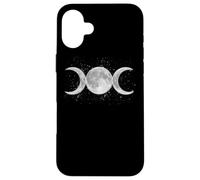Wiccan Triple Moon Goddess Feminist Pagan Witch Halloween Carcasa para iPhone 16 Plus