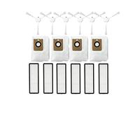 WICHIT Filtro HEPA, Cepillo Lateral, Bolsa for el Polvo, Compatible con Dreame BOT D10 Plus RLS3D Robot Aspirador repuestos reemplazo