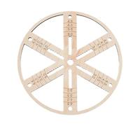 Wick Centering Tool, Wooden Candle Centering Device, Wick Stabilizer Holder, Multiwick Stabilizer Holder, Round Flat Wick Holder, Candle Making Wick Centering Tool