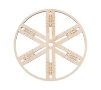 Wick Centering Tool, Wooden Wick Stabilizer, 7,9 pulgadas Multiwick Candle Tool, Sturdy Wood Design, Flat And Round Holders, Ideal para precisión en velas Making And Positioning