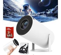 Wicked Af - Proyector portátil Wicked AF Full HD, proyector portátil Wicked AF, pantalla HD 4K, proyector portátil para exteriores, corrección automática de pantalla de 130 pulgadas, giro de 180