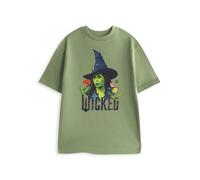 Wicked Camiseta gráfica de Manga Corta Elphaba Green de Cuello Redondo con Estampado de Amapolas Unisex para Adultos | Artículos de Teatro Musical
