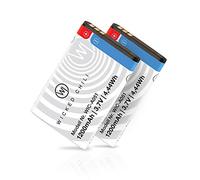 Wicked Chili 2 baterias compatibles con AMV Fritz!Fon C6 de 1200 mAh hasta